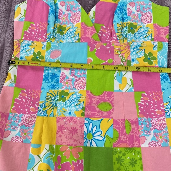 Lilly Pulitzer vintage y2k 90s patchwork dress. Size 6 - Picture 12 of 12